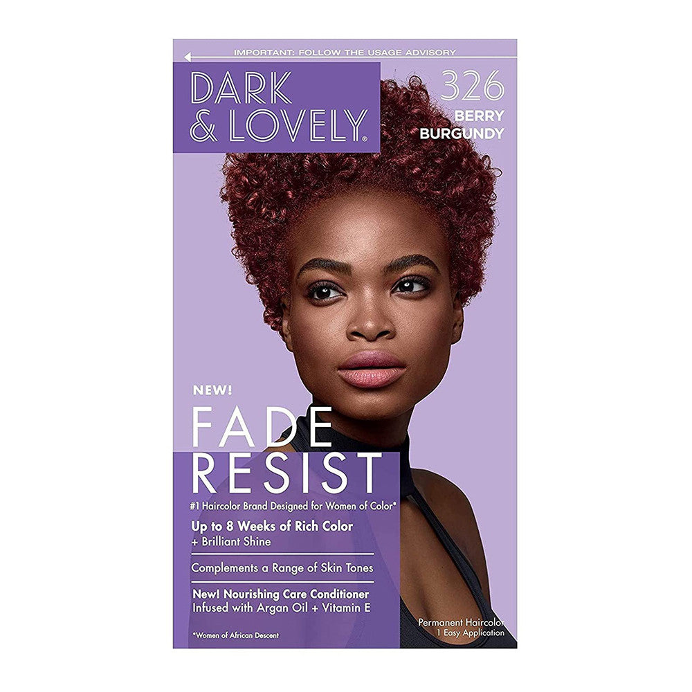 SoftSheen-Carson Dark and Lovely Fade Resist Rich Conditioning Color, 326 Berry Burgundy, 1 Ea
